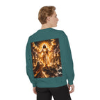Revelation Chapter 1 Sweatshirt — Golden Christ Return Religious Crewneck