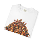 Leo Zodiac Lion T-Shirt — Regal Crowned Lion Astrology Tee