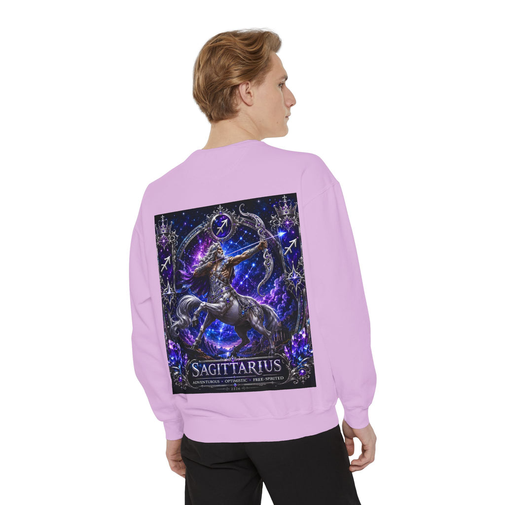 Sagittarius Zodiac Sweatshirt — Celestial Archer Graphic Pullover