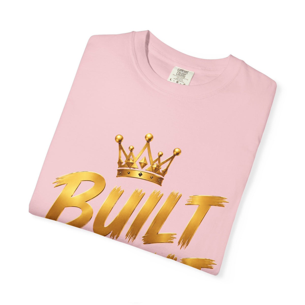 Built Right / Built Different Graphic T-Shirt — Faith Lion Crown Design