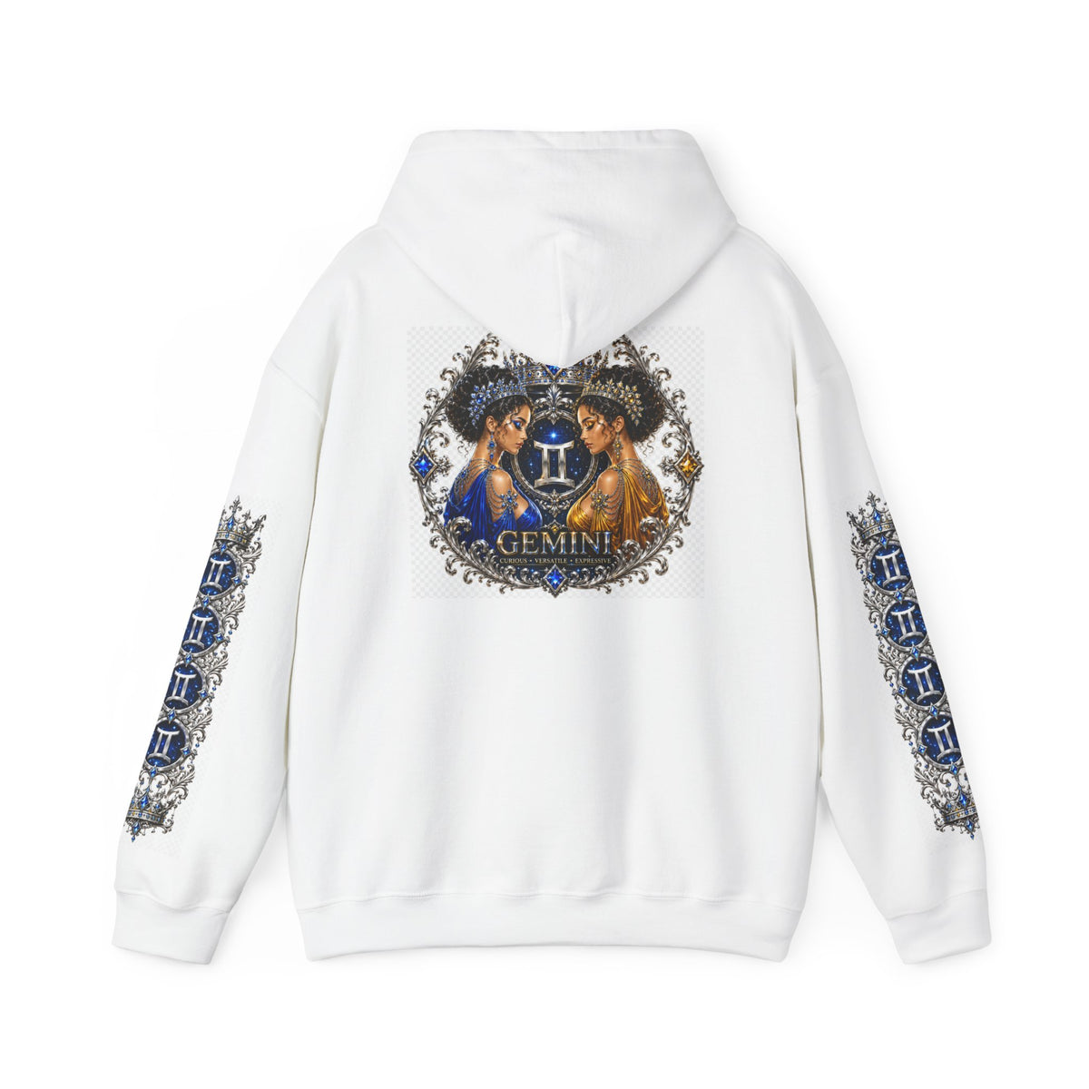 Gemini Zodiac Hoodie — Twin Stars Astrological Sweatshirt