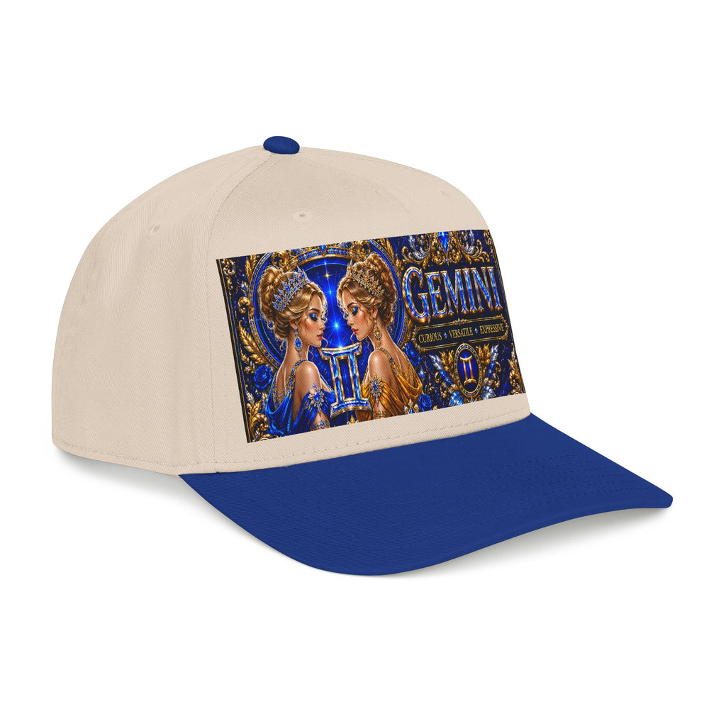 Gemini Zodiac Baseball Cap — Astrology Twins Embroidered Mid Profile Hat