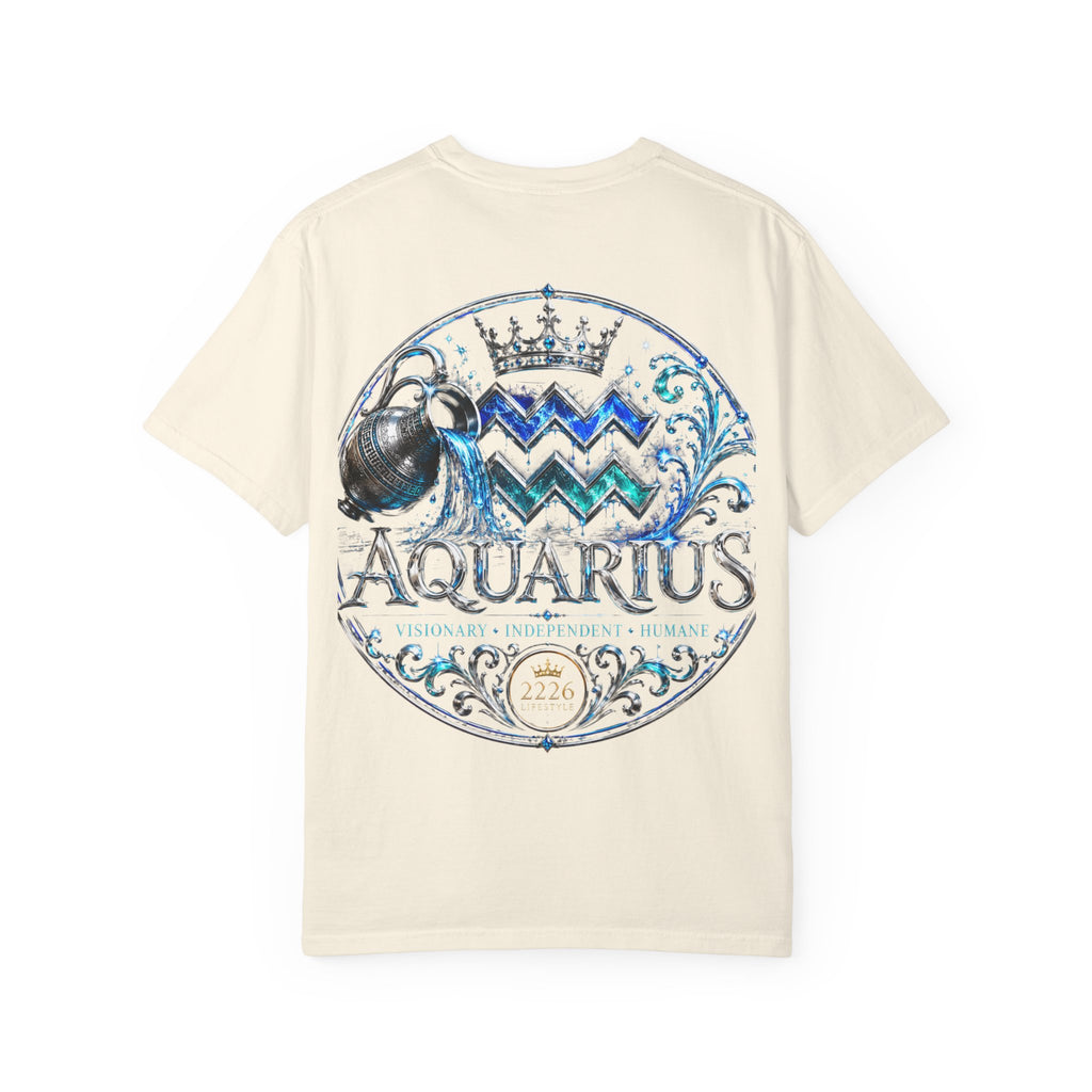 Aquarius Zodiac T-Shirt — Water Bearer Astrology Tee