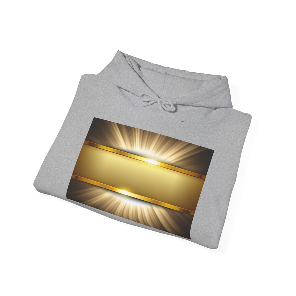 The Kings of the Earth Hoodie – Gold Radiant Crown Sweatshirt (2/6 Sleeve Design)
