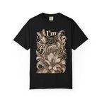 I’m Still Blooming / He’s Pruning Me Floral T‑Shirt — Inspirational Scripture Garden Tee
