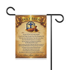 Garden Flag - "Daily Bread" Inspirational Prayer Banner