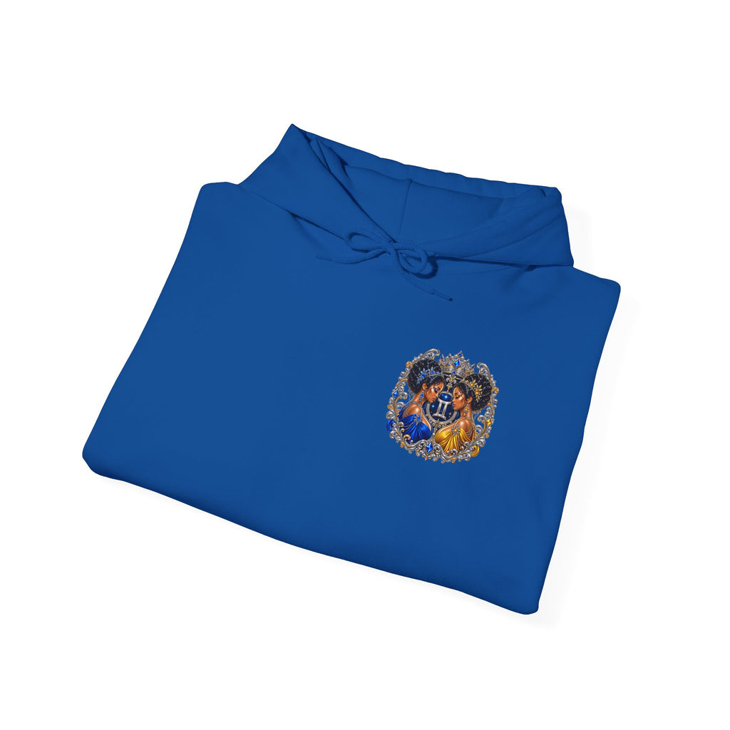 Gemini Zodiac Hoodie — Twin Stars Astrological Sweatshirt