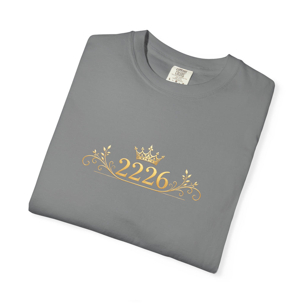 Royal Crest 2226 T-Shirt — Gold Crown Emblem Tee