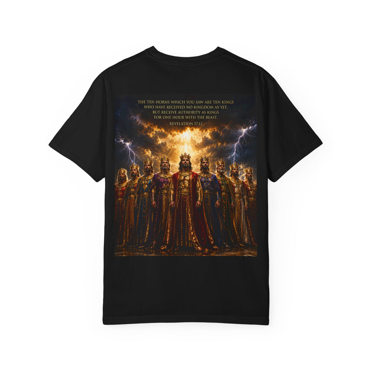 Kingdom Living T-Shirt — Regal Lion Christian Faith Tee
