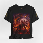 The Scarlet Beast T‑Shirt — Fiery Dragon Graphic Tee