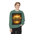 Revelation Chapter 1 Sweatshirt — Golden Christ Return Religious Crewneck
