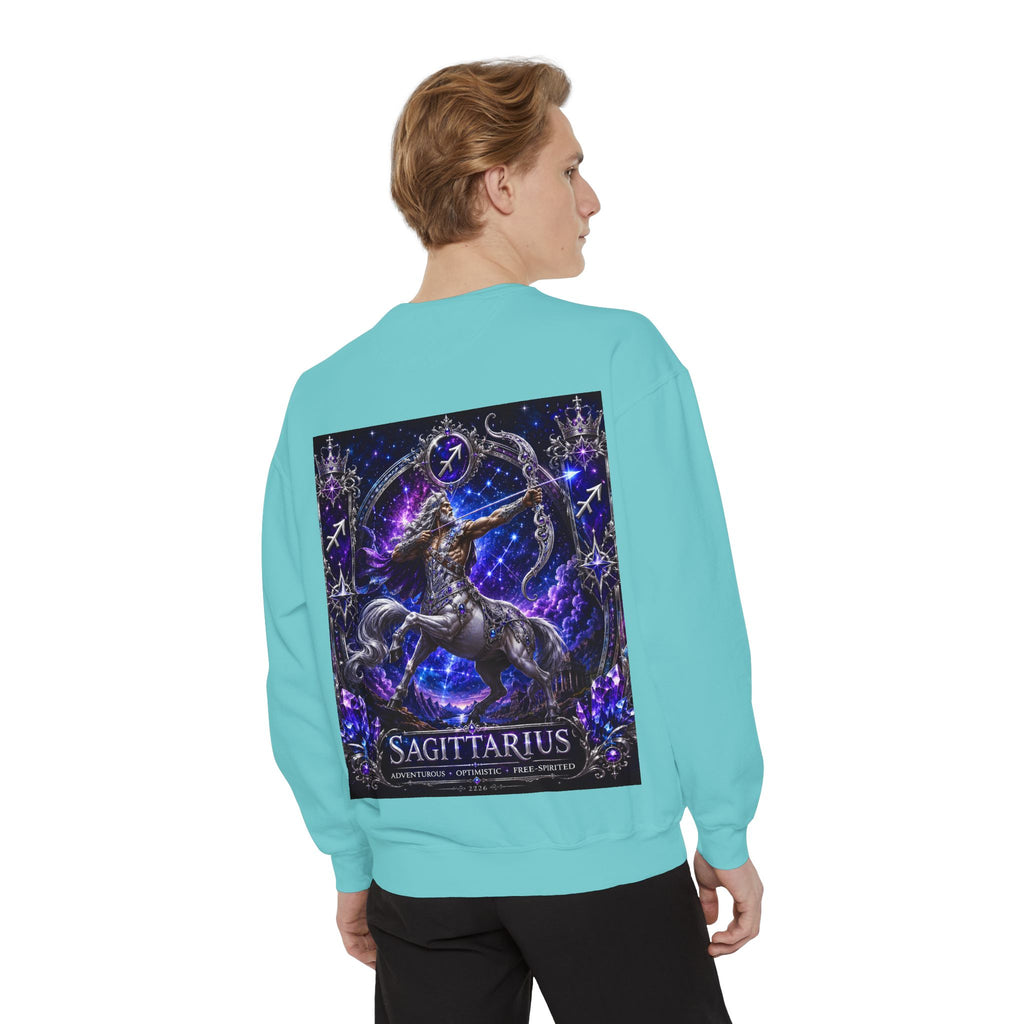 Sagittarius Zodiac Sweatshirt — Celestial Archer Graphic Pullover