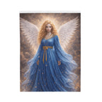Angel Wings Velveteen Plush Blanket — Blue Guardian Angel Throw