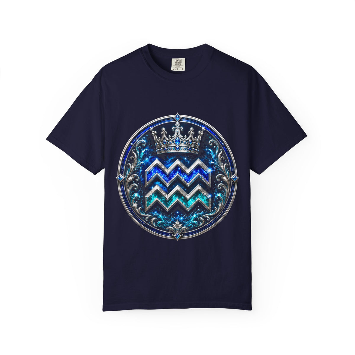 Aquarius Zodiac T-Shirt – Mystical Water Bearer Astrology Tee