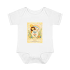 Infant Bodysuit — "God Is With Me" Cute Rainbow Nursery Baby Onesie