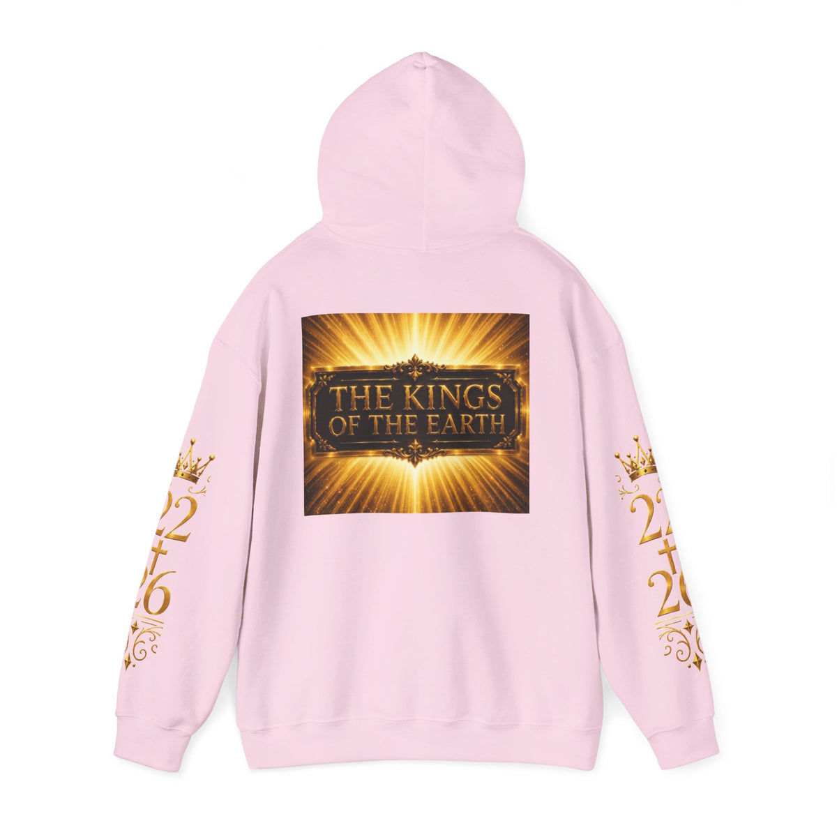 The Kings of the Earth Hoodie – Gold Radiant Graphic Pullover