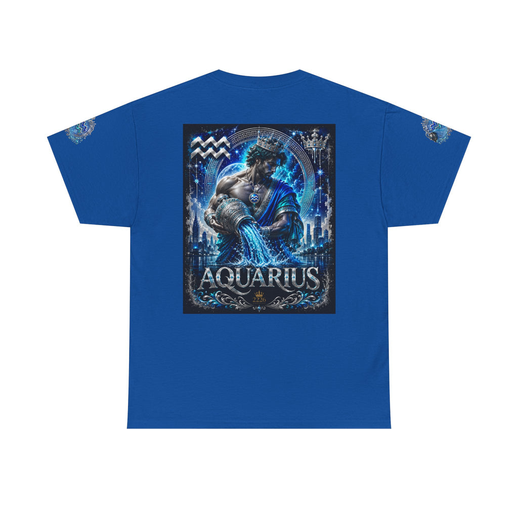 Aquarius Zodiac T-Shirt — Water Bearer Astrology Tee