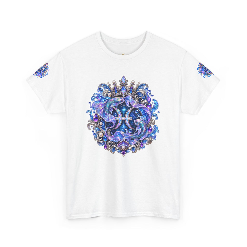 Pisces Zodiac T-Shirt — Blue Ocean Shark Astrology Tee