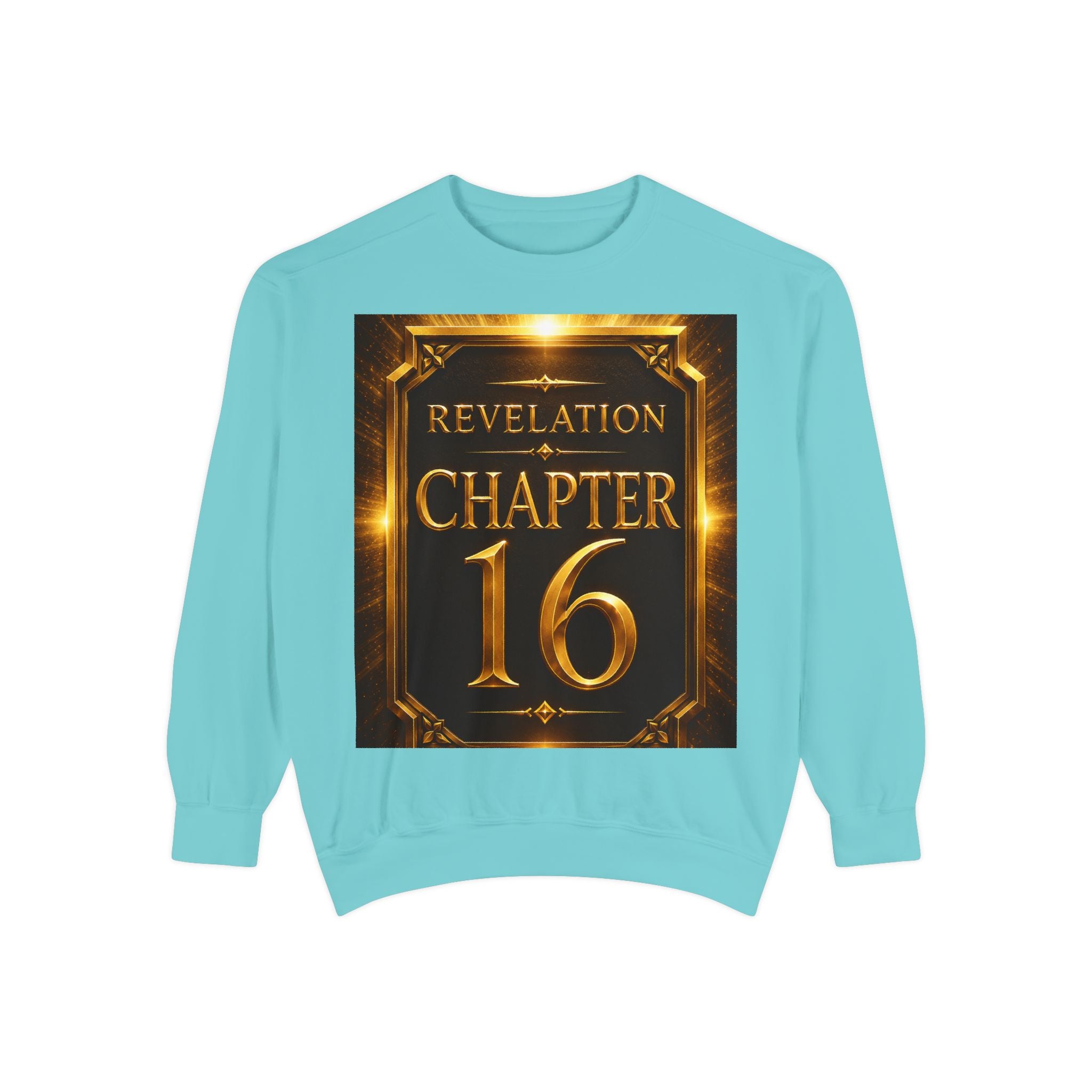 Revelation Chapter 16 Sweatshirt — "Judgment Begins" Apocalyptic Graphic