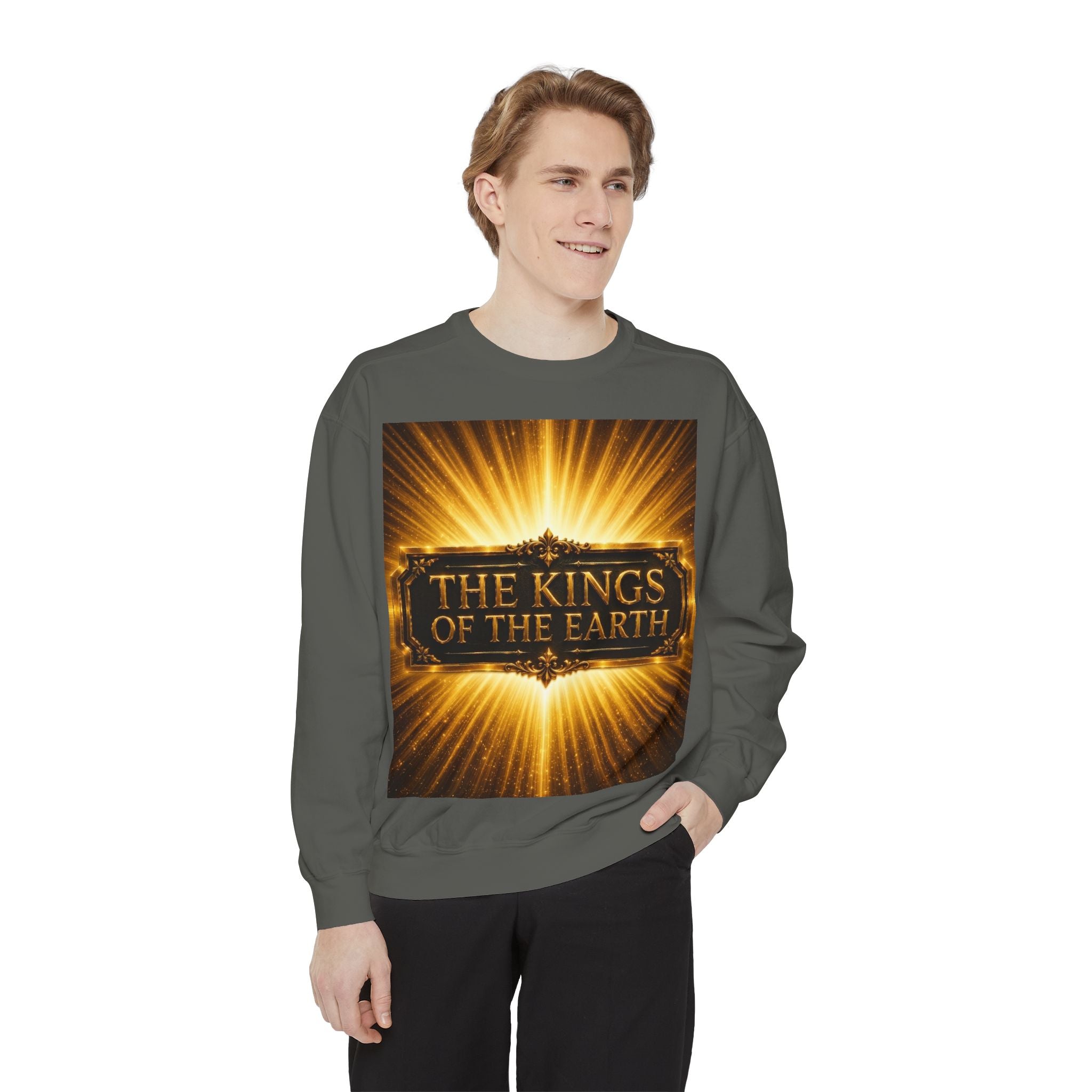 The Kings of the Earth Sweatshirt — Royal Christian Statement Pullover