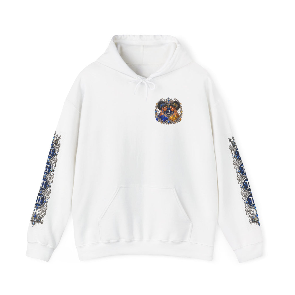 Gemini Zodiac Hoodie — Twin Stars Astrological Sweatshirt