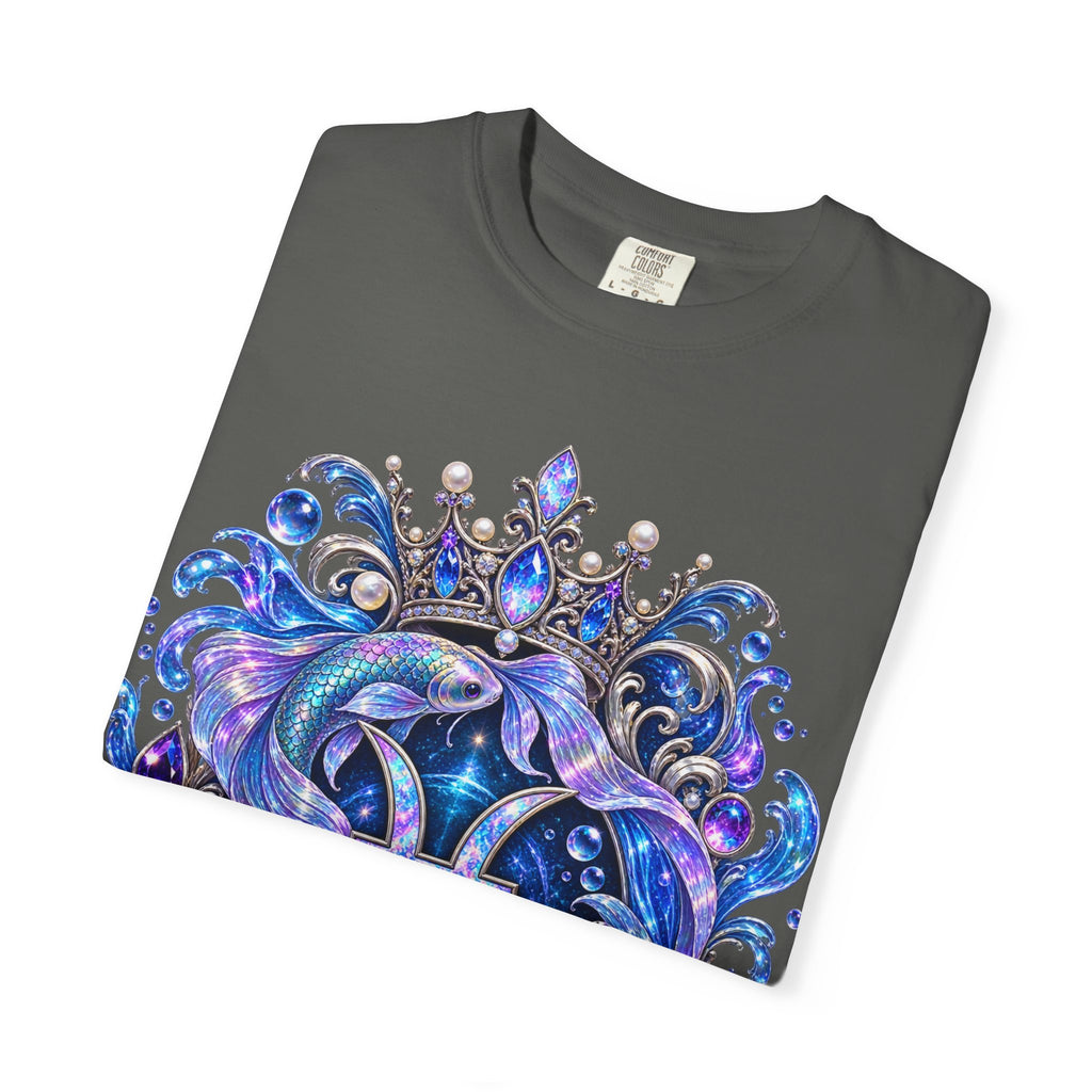 Pisces Zodiac T-Shirt — Mystical Ocean Shark Astrological Tee