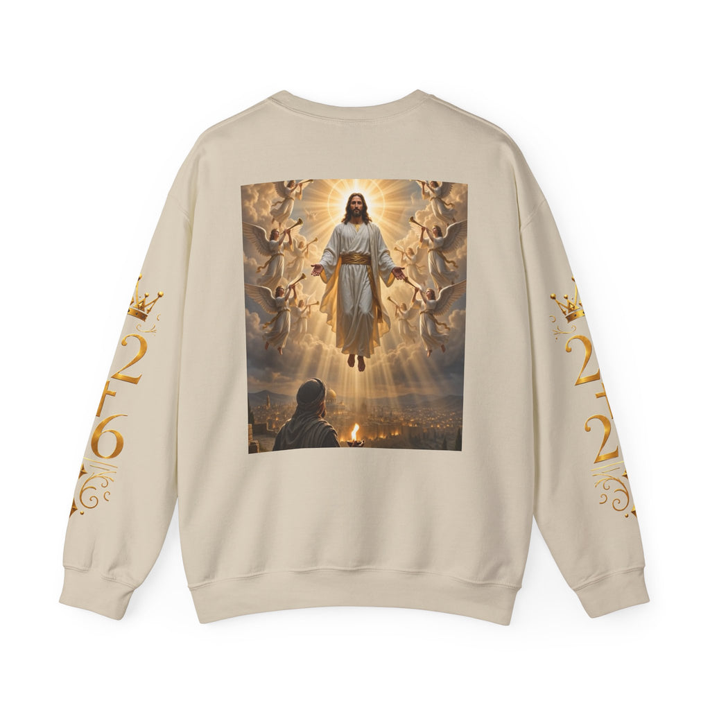 Revelation Chapter 1 Sweatshirt — Jesus Return Graphic Crewneck