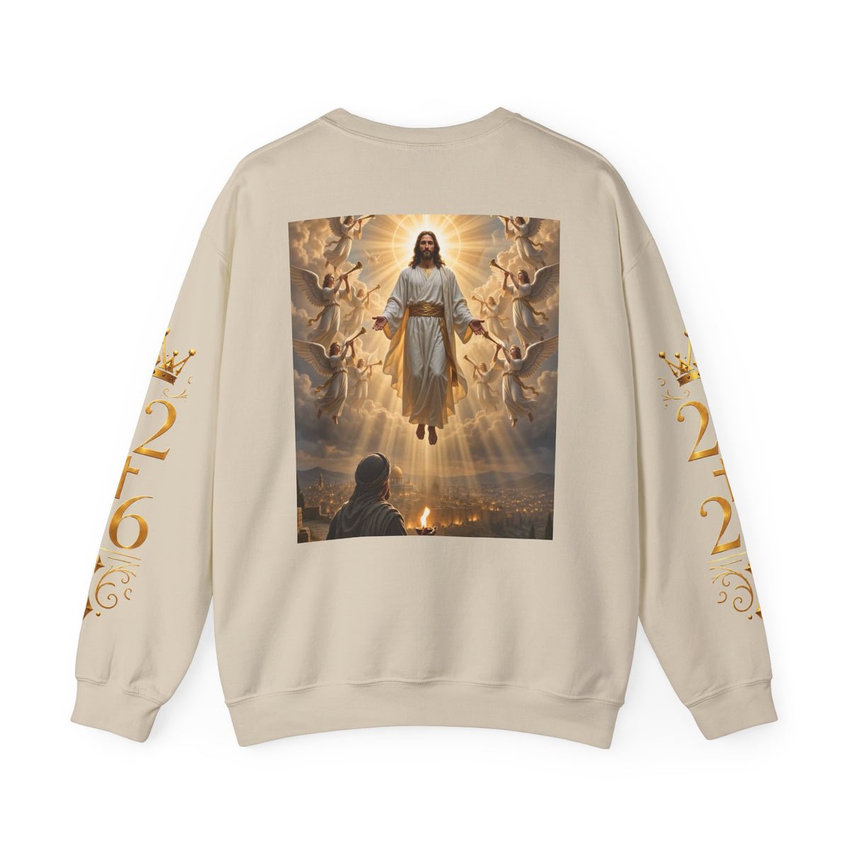 Revelation Chapter 1 Sweatshirt — Jesus Return Graphic Crewneck