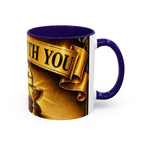 Inspirational Communion Mug — "God Is With You" Christian Coffee Cup