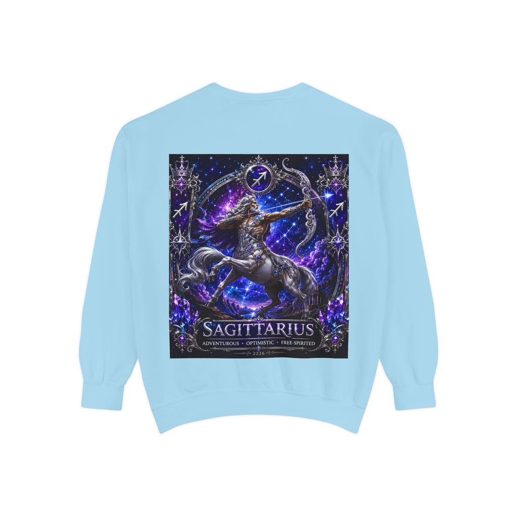 Sagittarius Zodiac Sweatshirt — Celestial Archer Graphic Pullover