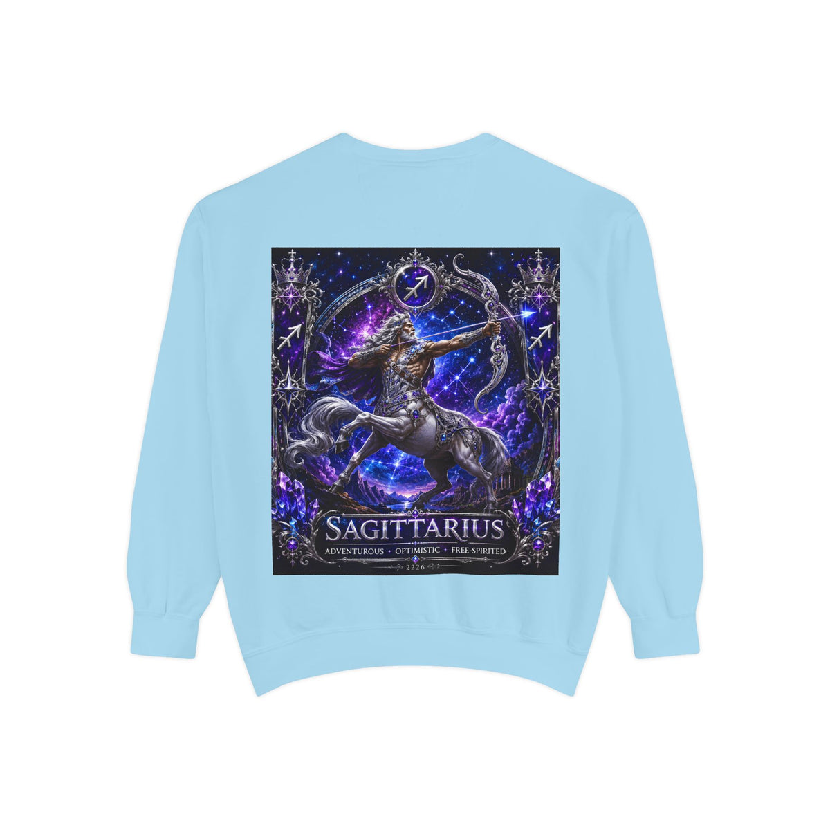 Sagittarius Zodiac Sweatshirt — Celestial Archer Graphic Pullover