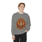 Leo Zodiac Lion Sweatshirt — Regal Astrology Graphic Crewneck