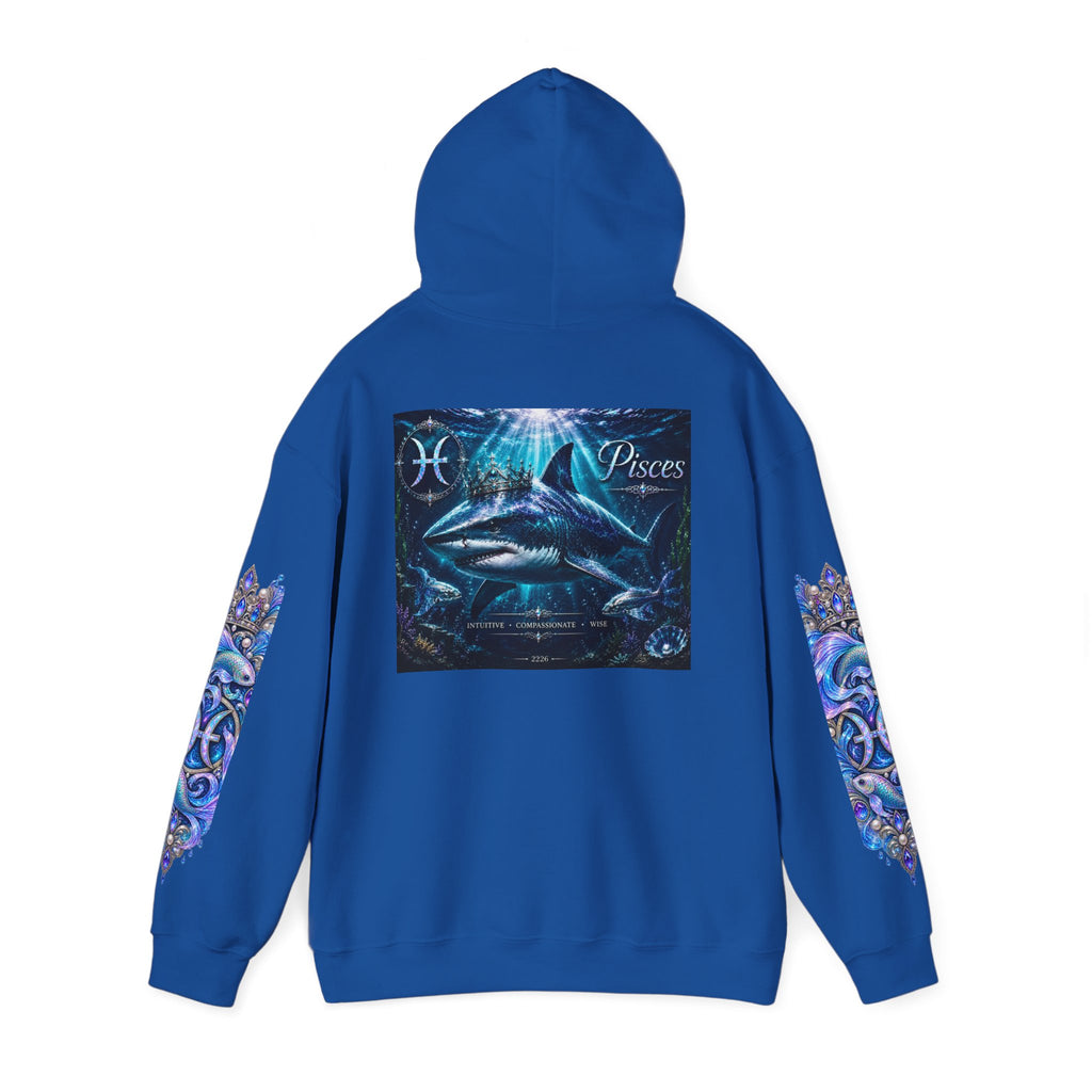 Pisces Hoodie - Astrological Pisces Fish Zodiac Graphic Sweatshirt