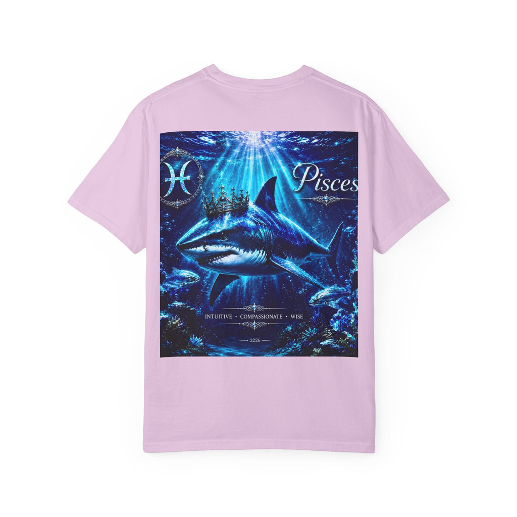 Pisces Shark T-Shirt — Zodiac Ocean Graphic Tee