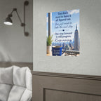 Motivational City View Poster – “You Don’t Need to Have It All Figured Out” Inspirational Wall Art