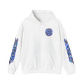 Pisces Zodiac Hoodie — Blue Cosmic Fish Astrology Sweatshirt