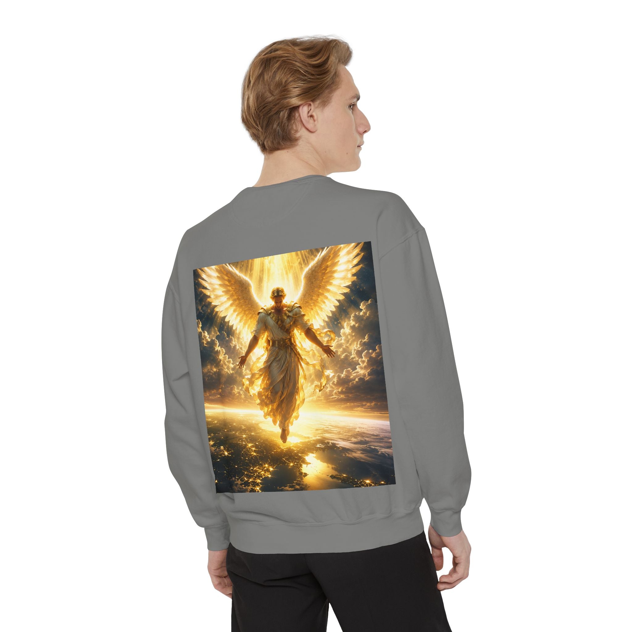 Revelation Chapter 18 Sweatshirt - Angelic Apocalyptic Graphic Crewneck