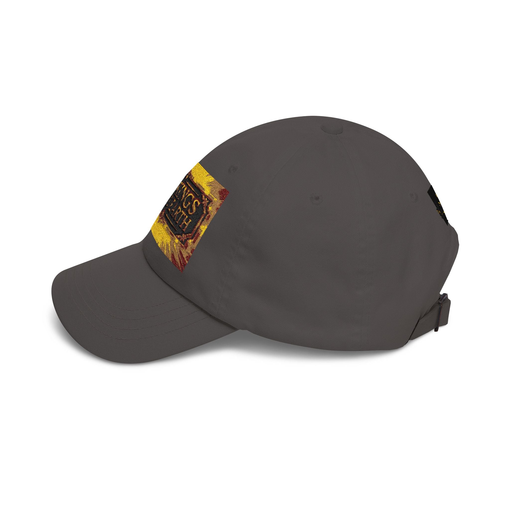 Classic Dad Cap - "The Kings of the Earth" Vintage Gold Patch Baseball Hat