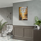 Rolled Poster – "Walk in Peace Not Pressure" Inspirational Christian Wall Art