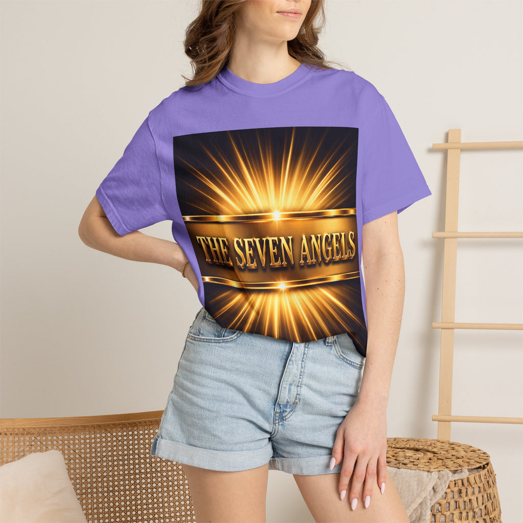 Seven Angels Graphic T-Shirt — "The Seven Angels" Religious Illustration Tee
