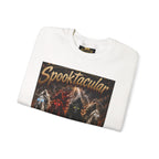Religious Halloween Crewneck Sweatshirt — "Spooktacular" & "Still on the Throne" Graphic