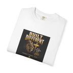 Built Different Lion Graphic T-Shirt — Motivational Vintage Crew Tee