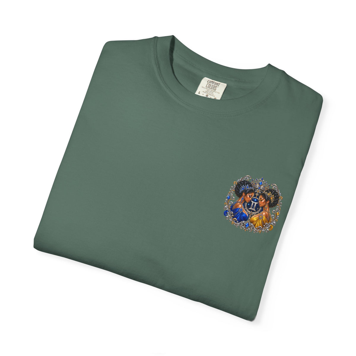 Gemini Zodiac T-Shirt — Twin Goddesses Astrology Graphic Tee