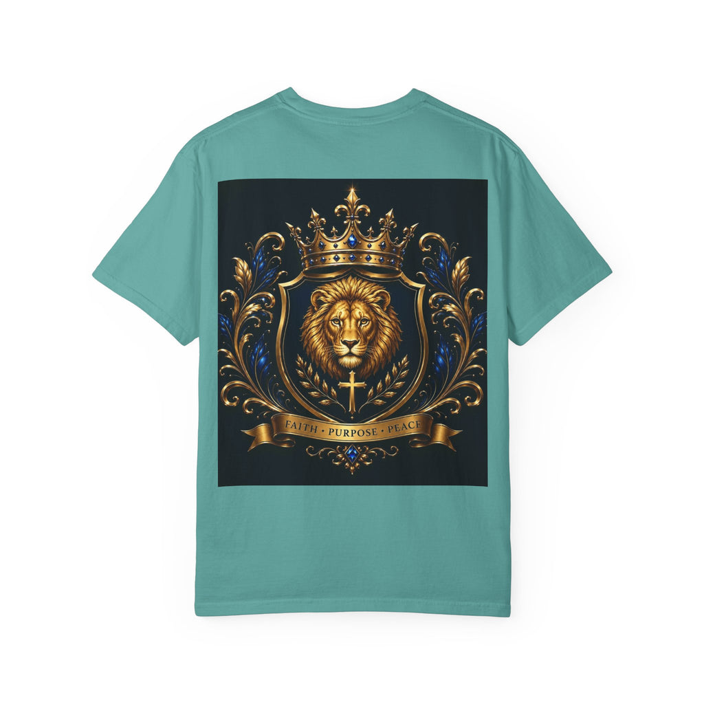 Lion Crest T-Shirt — Golden Crown 2226 Design