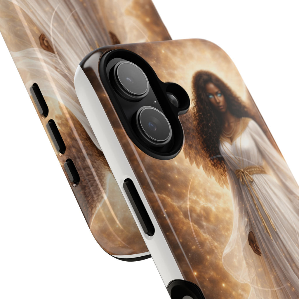 Angel Glow Phone Case — African American Angel Art Tough Magnetic Case