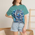 Pisces Zodiac T-Shirt — Illustrated Pisces Fish Astrology Tee