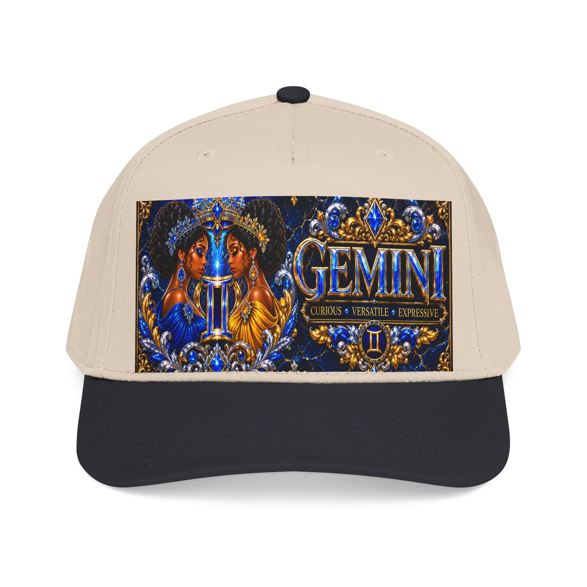 Gemini Zodiac Baseball Cap – Twin Stars Astrology Hat with Gemini Text