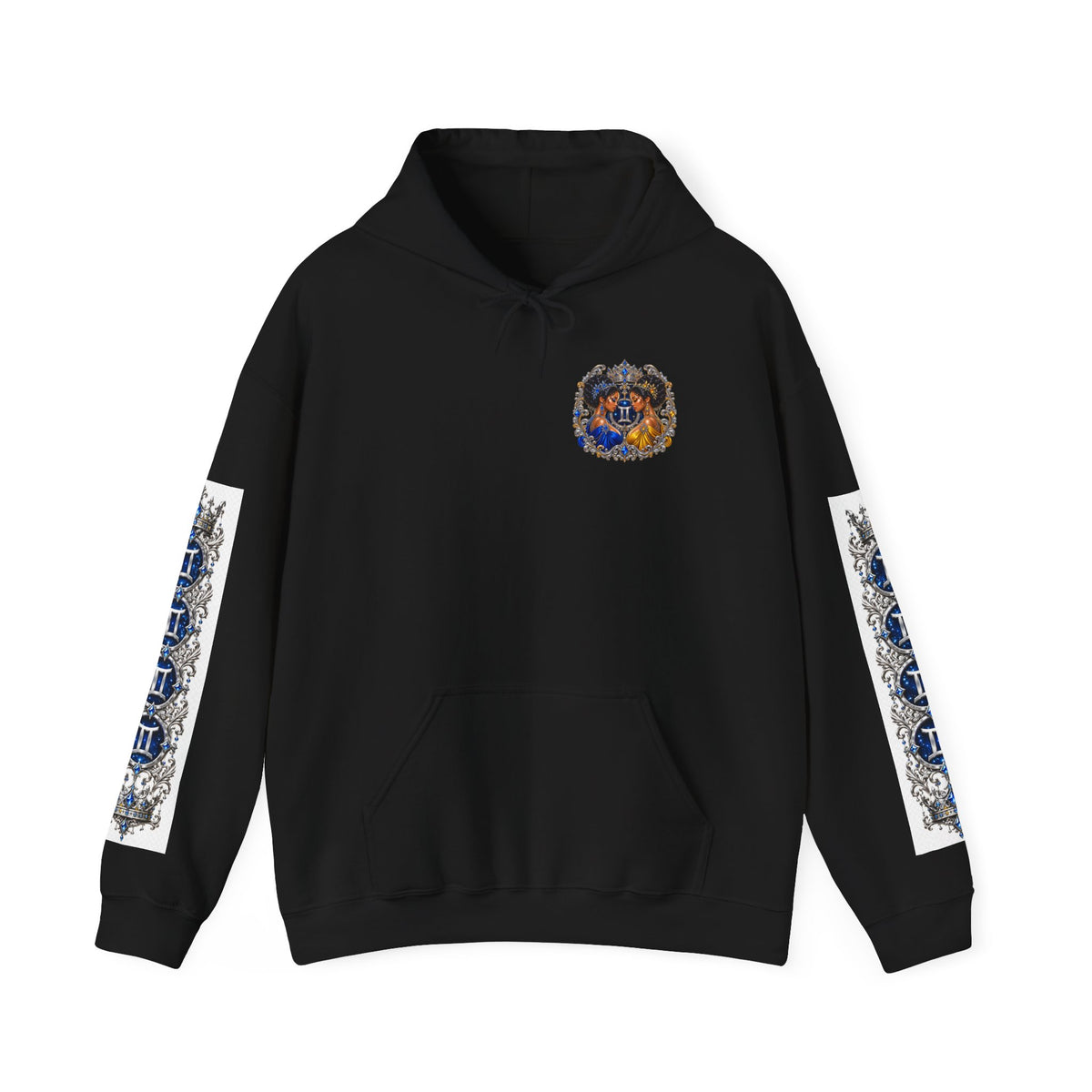 Gemini Zodiac Hoodie — Twin Stars Astrological Sweatshirt