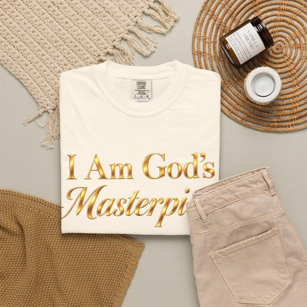 I Am God's Masterpiece T-Shirt — Psalms 139:14 Inspirational Christian Tee