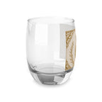 Regal Crown Crest Whiskey Glass — Vintage Gold Barware for Him, Gifts & Special Occasions